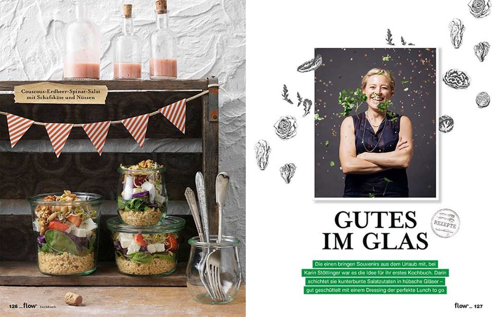 Der perfekte Lunch to go: Shaking Salads von Karin Stöttinger Der perfekte Lunch to go: Shaking Salads von Karin Stöttinger