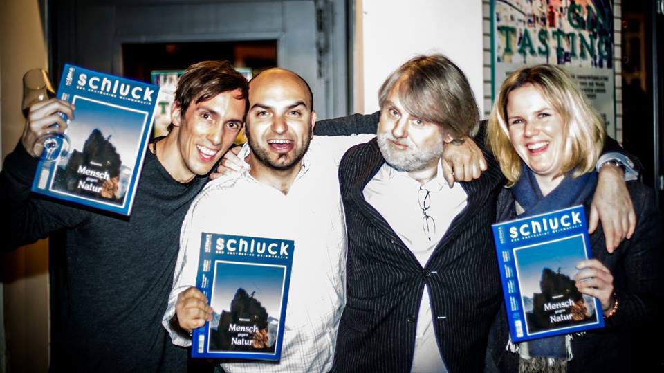 Die Herausgeber und ihr Chefredakteur (v.l.n.r.): Christian Schärmer, Paul Truszkowski, Manfred Klimek und Julia Klüber Die Herausgeber und ihr Chefredakteur (v.l.n.r.): Christian Schärmer, Paul Truszkowski, Manfred Klimek und Julia Klüber