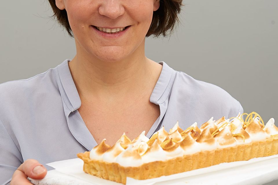 »e&t«-Backexpertin Marion Heidegger mit ihrer Tarte au citron