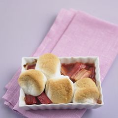 Überbackener Rhabarber
