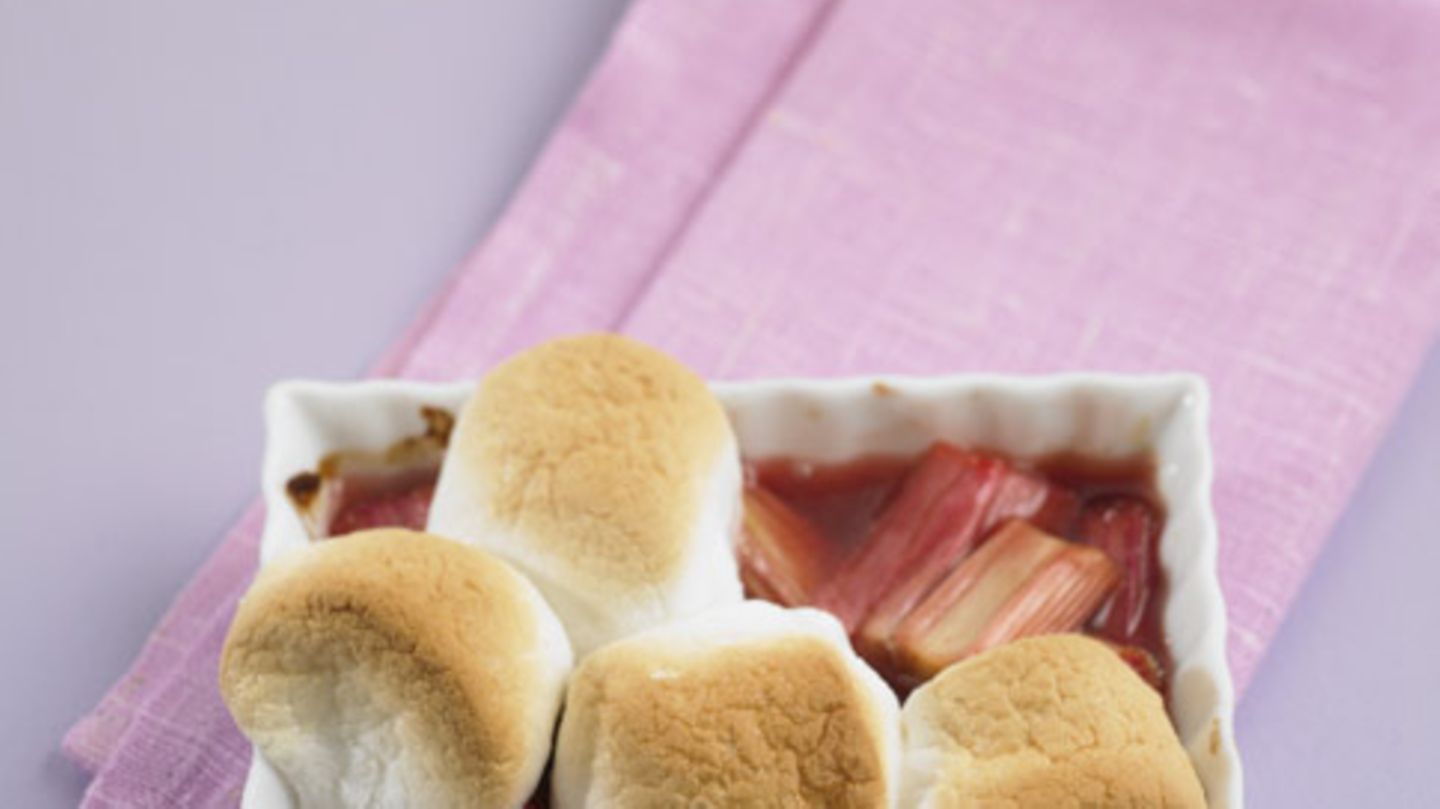 Überbackener Rhabarber Rezept