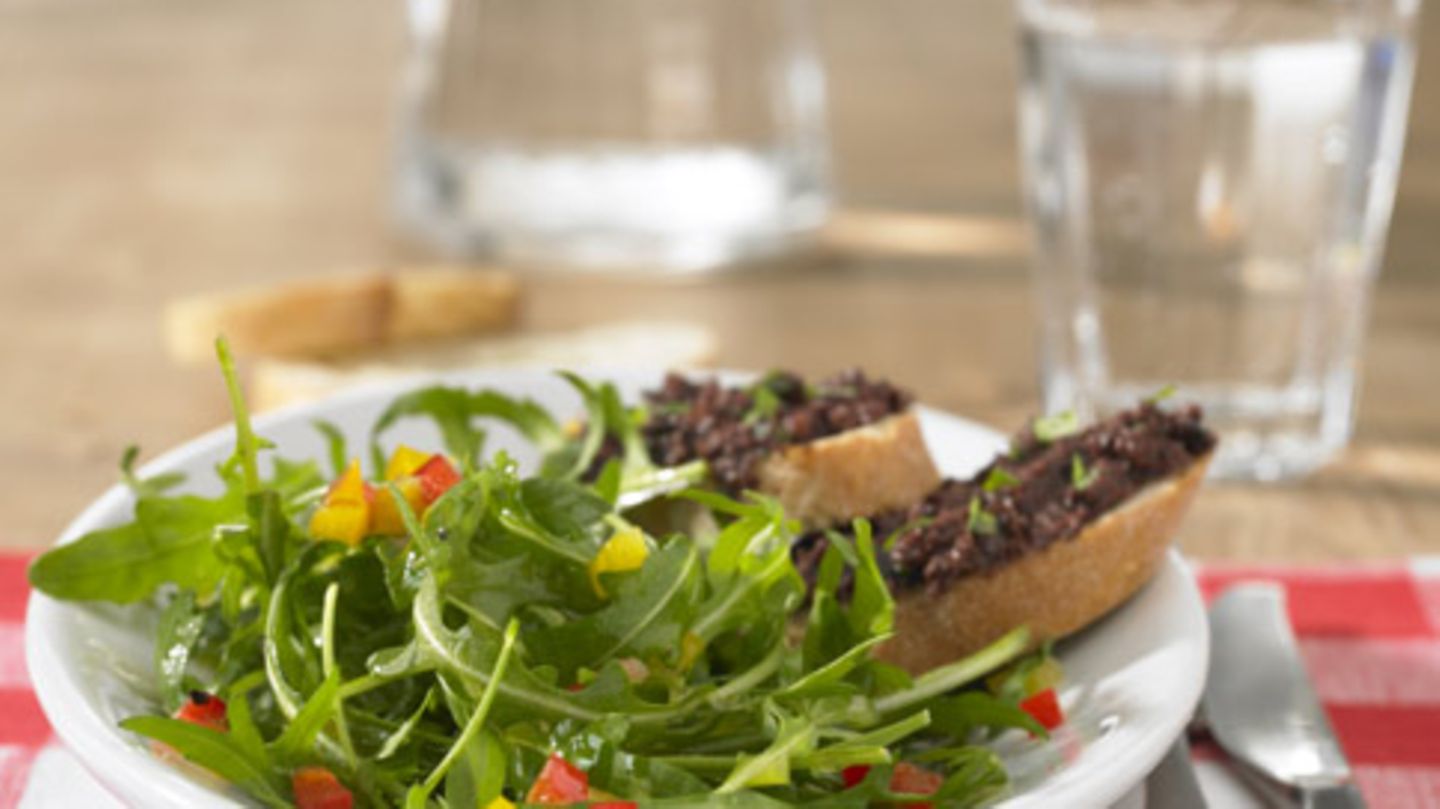 Rauke mit Olivenpaste Rezept