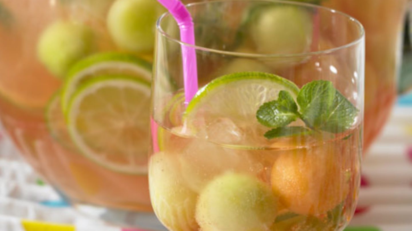 Melonen Minz Bowle Rezept Essen Und Trinken