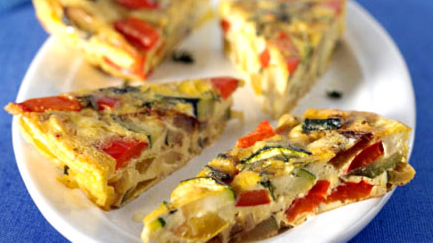 Gemüse-Frittata: schnell und einfach