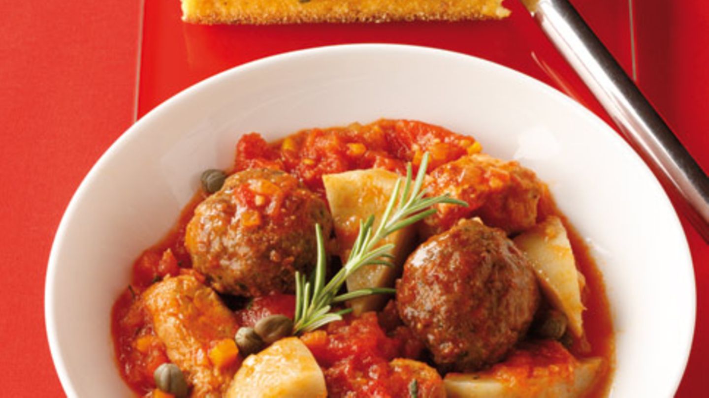 Tomatensugo mit Fleischklößchen Rezept