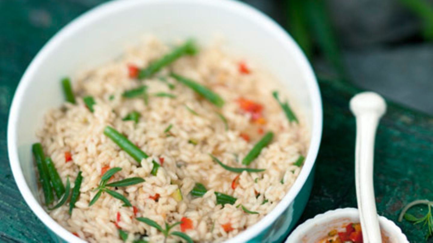 Risotto mit Bohnenkraut Rezept
