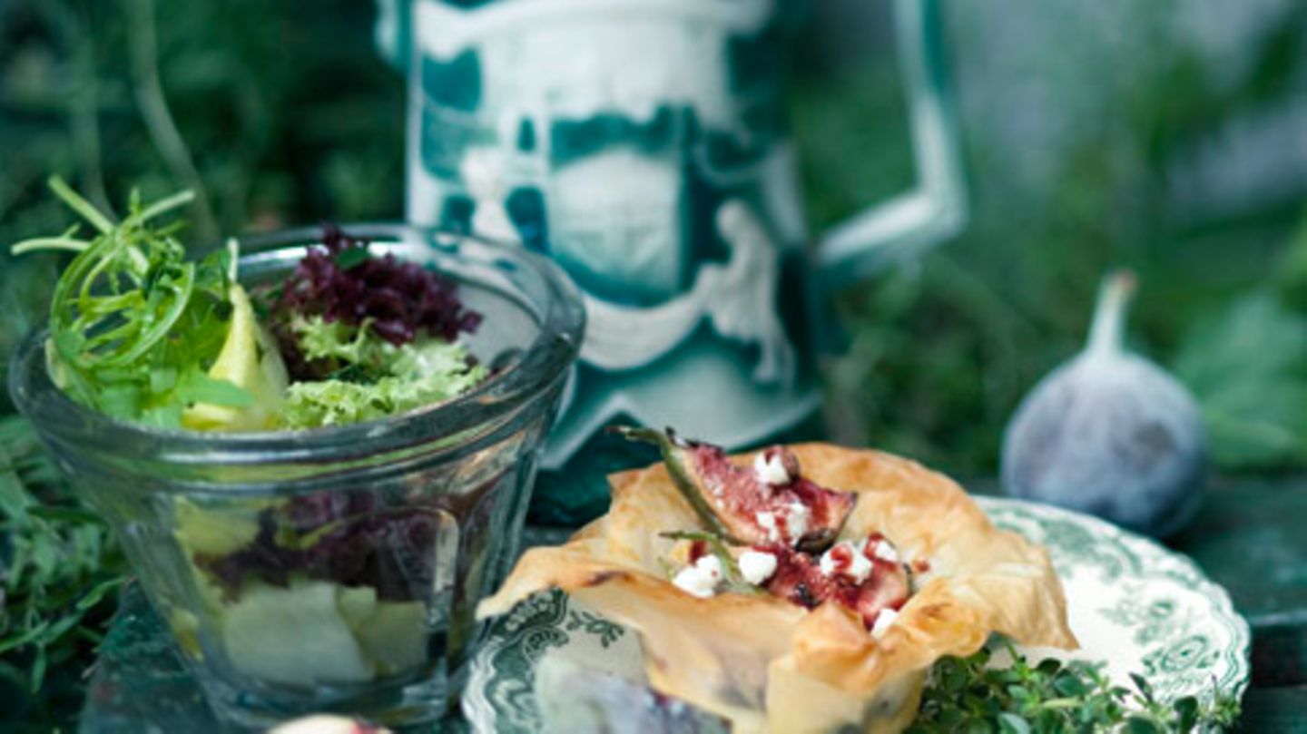 Feigen-Törtchen mit Zitronenthymian Rezept