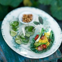 Couscous-Salat mit Minze