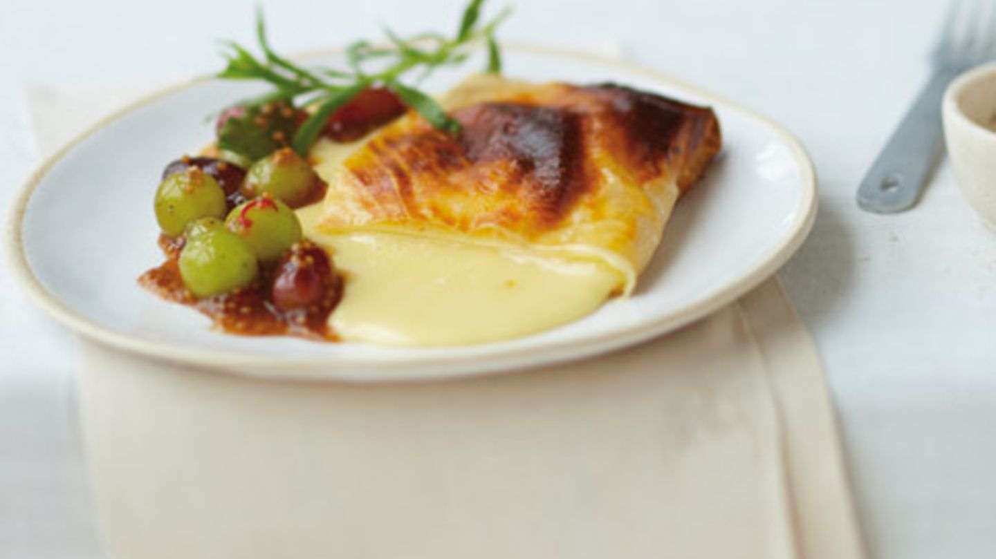 Reblochon in Strudelteig Rezept