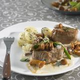 Schweinefilet mit Pfifferlingen
