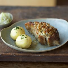 Schweinebratl von der Sollbergoma
