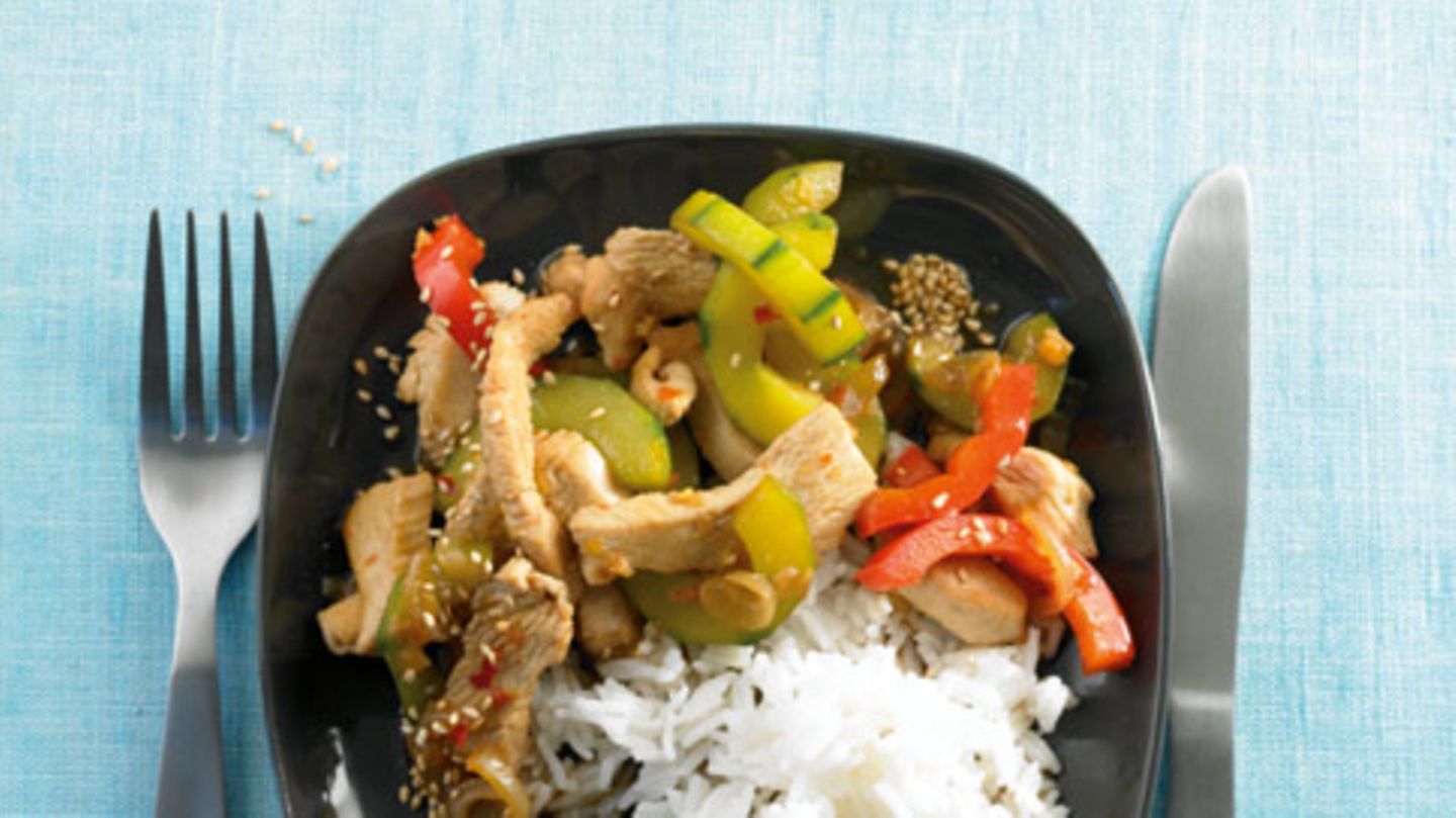 Putengeschnetzeltes aus dem Wok Rezept