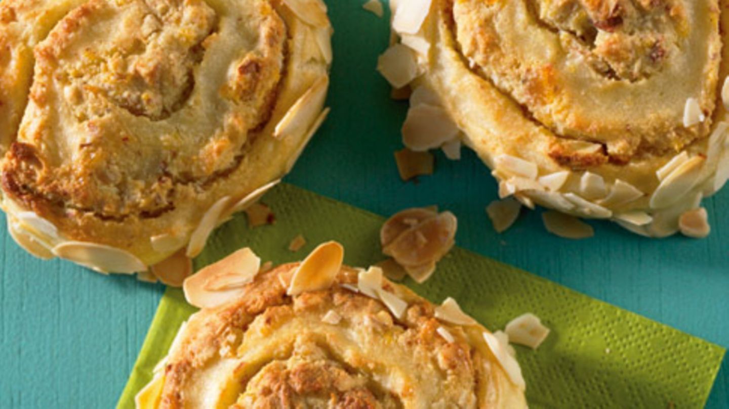 Marzipan-Schnecken Rezept