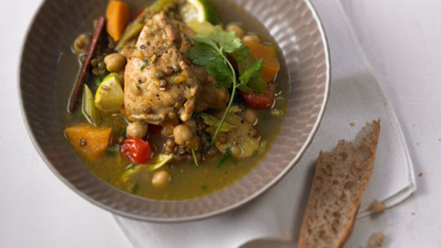 Linsen-Kichererbsen-Eintopf Rezept