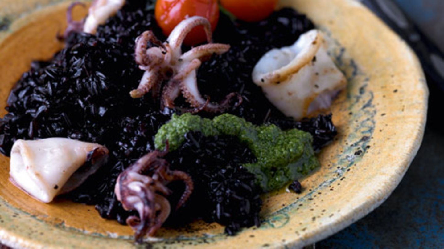 Risotto mit Tintenfischen Rezept - [ESSEN UND TRINKEN]