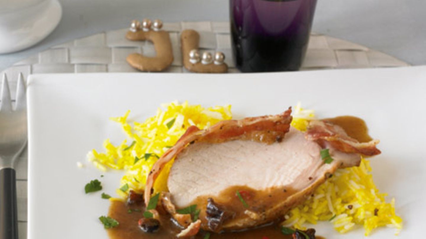 Speckschwein mit Pflaumen Rezept
