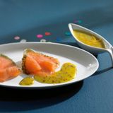Orangen-Senf-Sauce