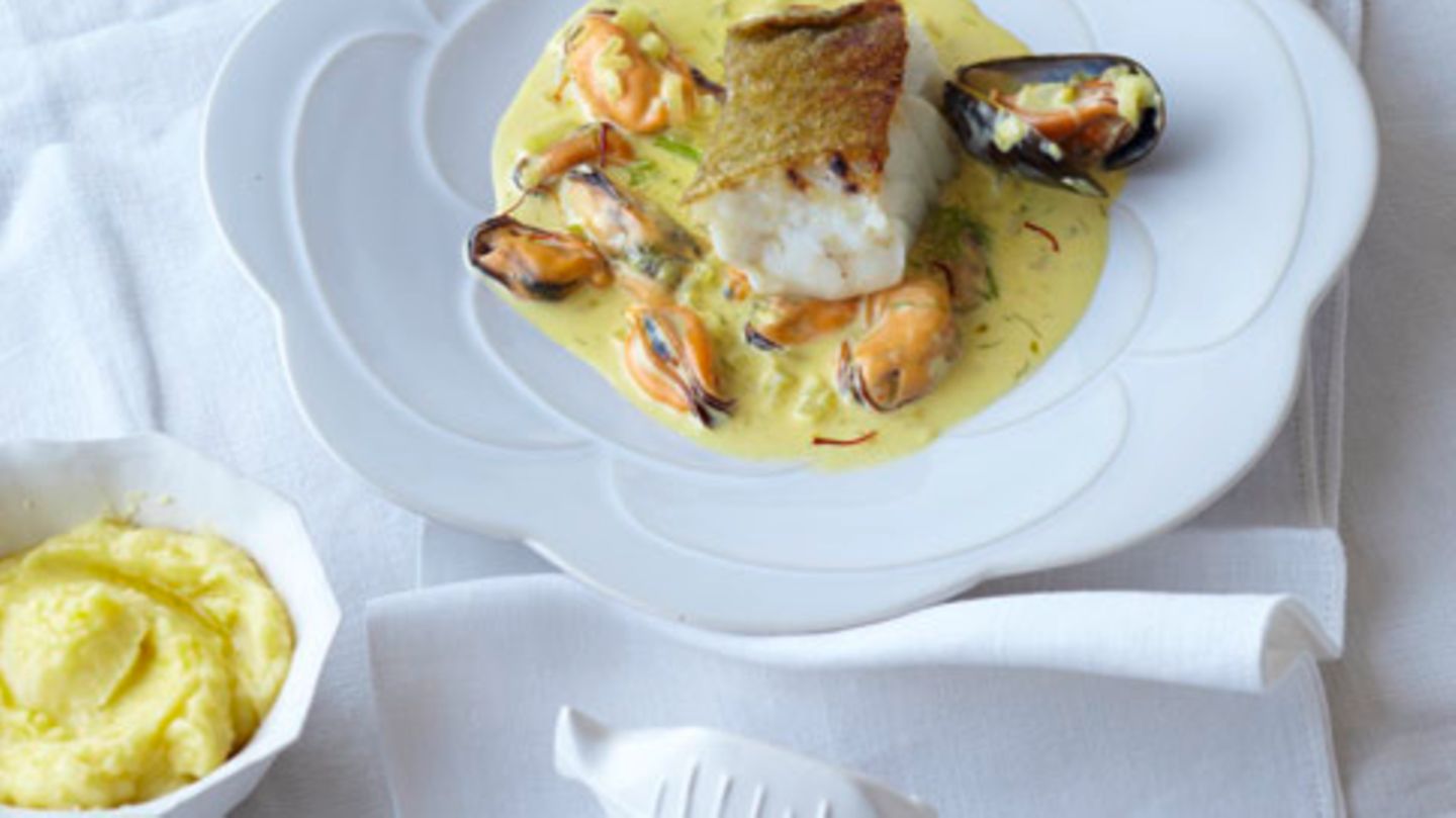 Skrei mit Muschelragout Rezept