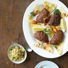 Gefüllte Hackfleisch-Fladen