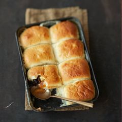 Rohrnudeln mit Backobst