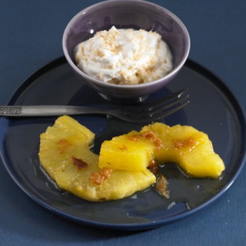Gebratene Ananas