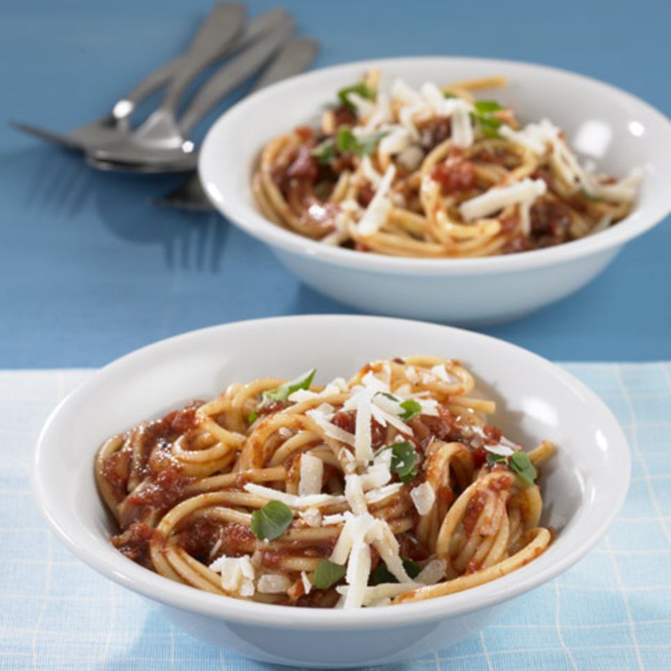Spaghetti mit Aceto-Sauce