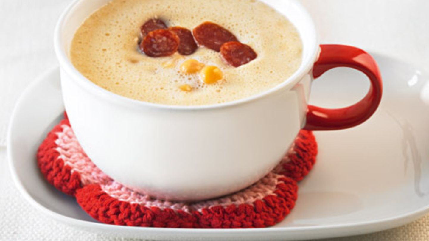 Schnelle Erbsencrèmesuppe Rezept