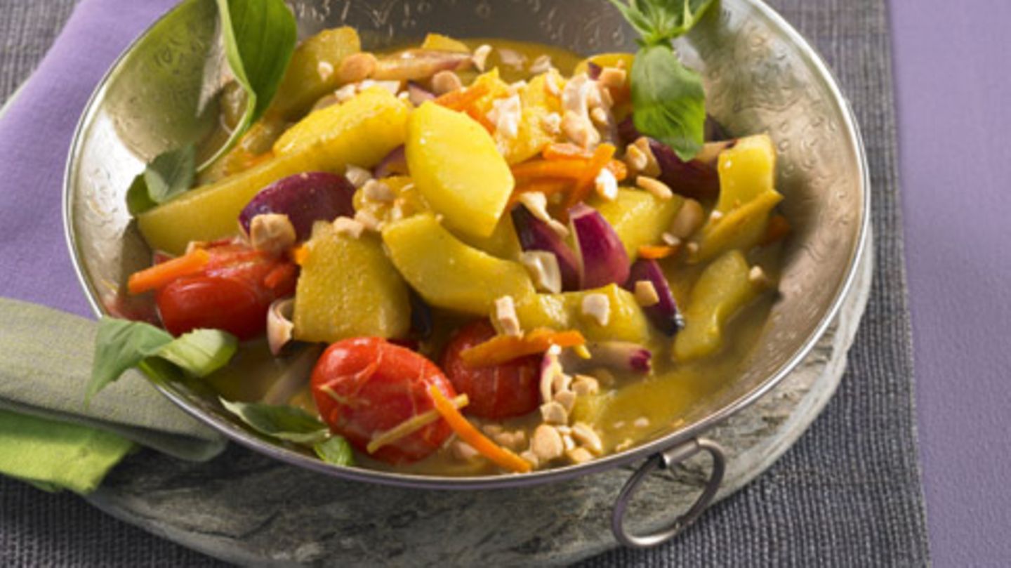 Schmorgurken-Curry Rezept