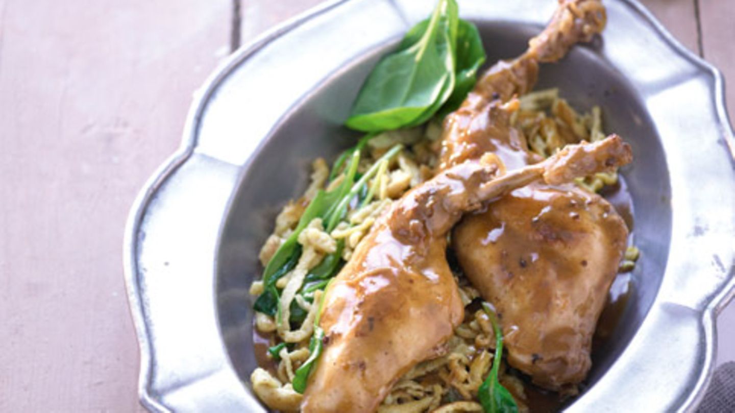 Kaninchen-Sauerbraten Rezept