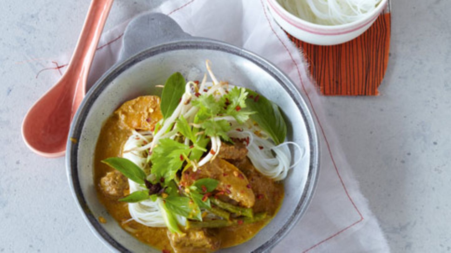 Gelbes Rindfleisch-Curry Rezept