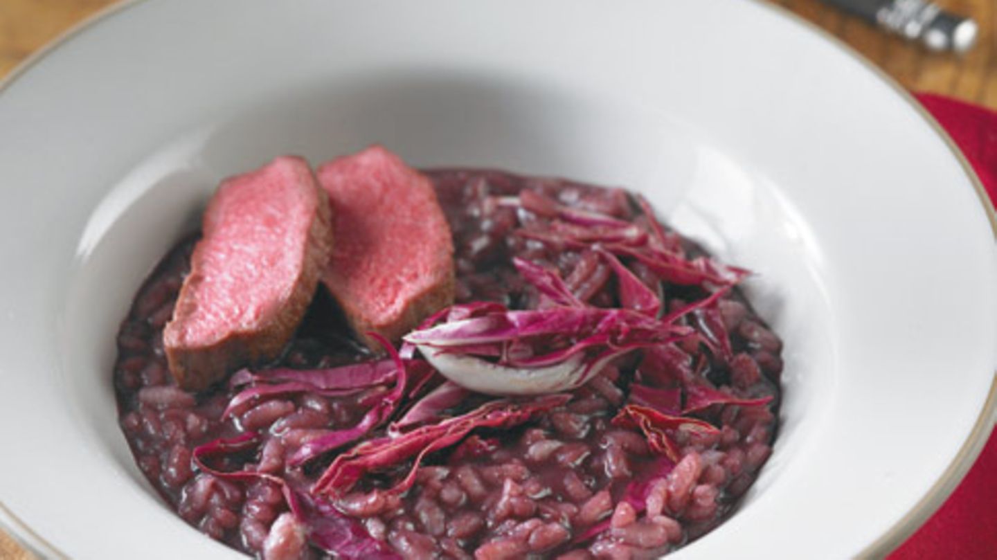 Rotweinrisotto Rezept