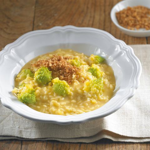 Safranrisotto mit Romanesco