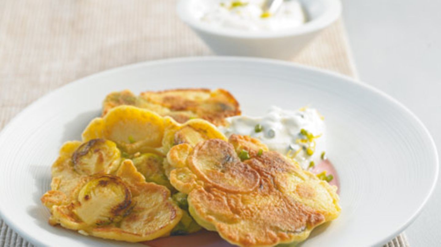 Rosenkohlpfannkuchen Rezept