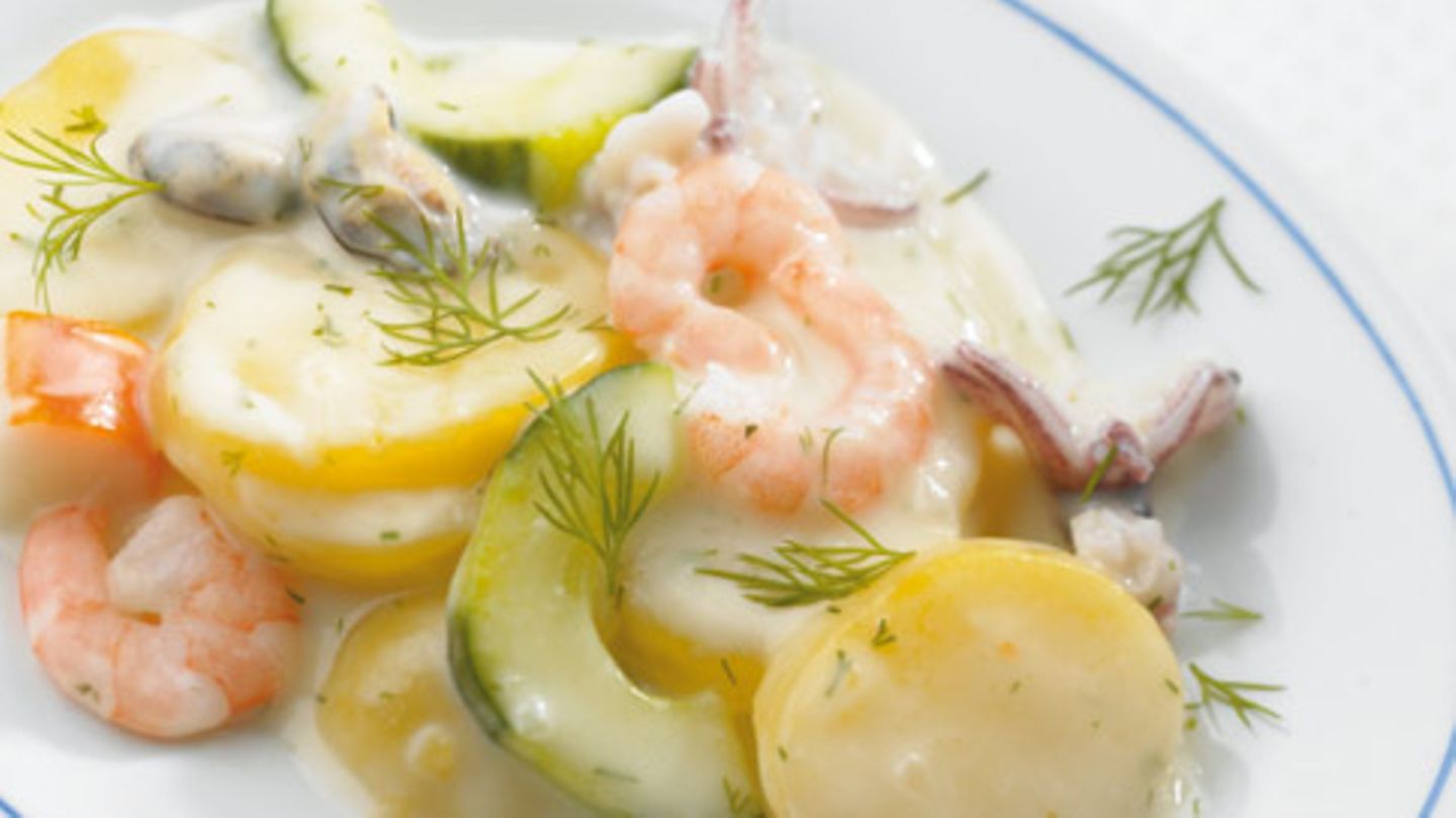 Kartoffelragout mit Meeresfrüchten Rezept - [ESSEN UND TRINKEN]