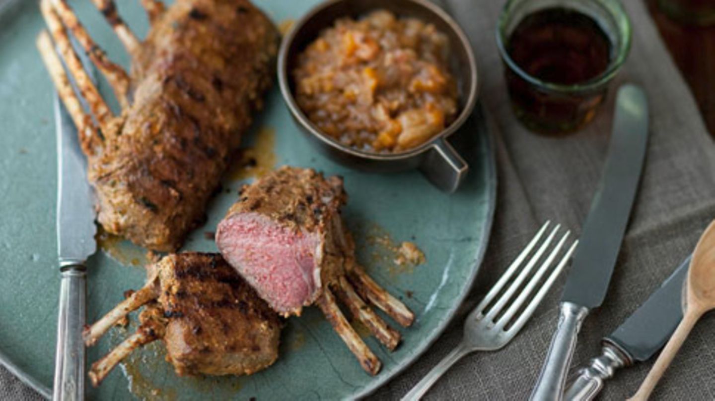 Gegrillte Lammkarrees Rezept
