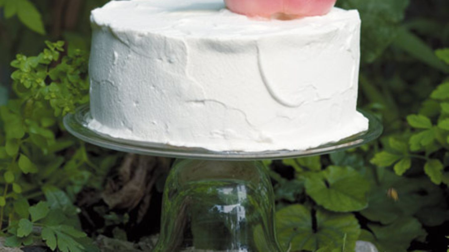 Pfirsich-Parfait mit Zitronenverbene Rezept - [ESSEN UND TRINKEN]
