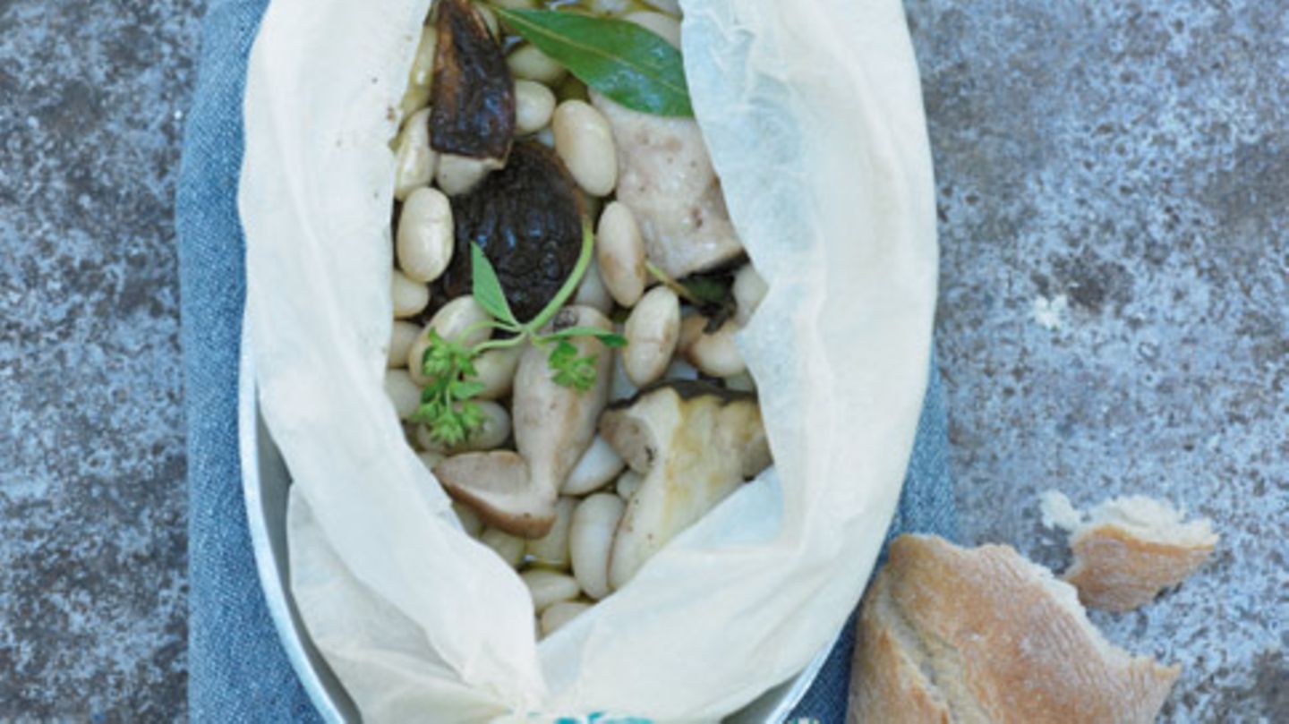 Palbohnen mit Steinpilzen Rezept