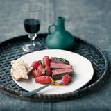 Confierte Tomaten mit Hüftsteaks