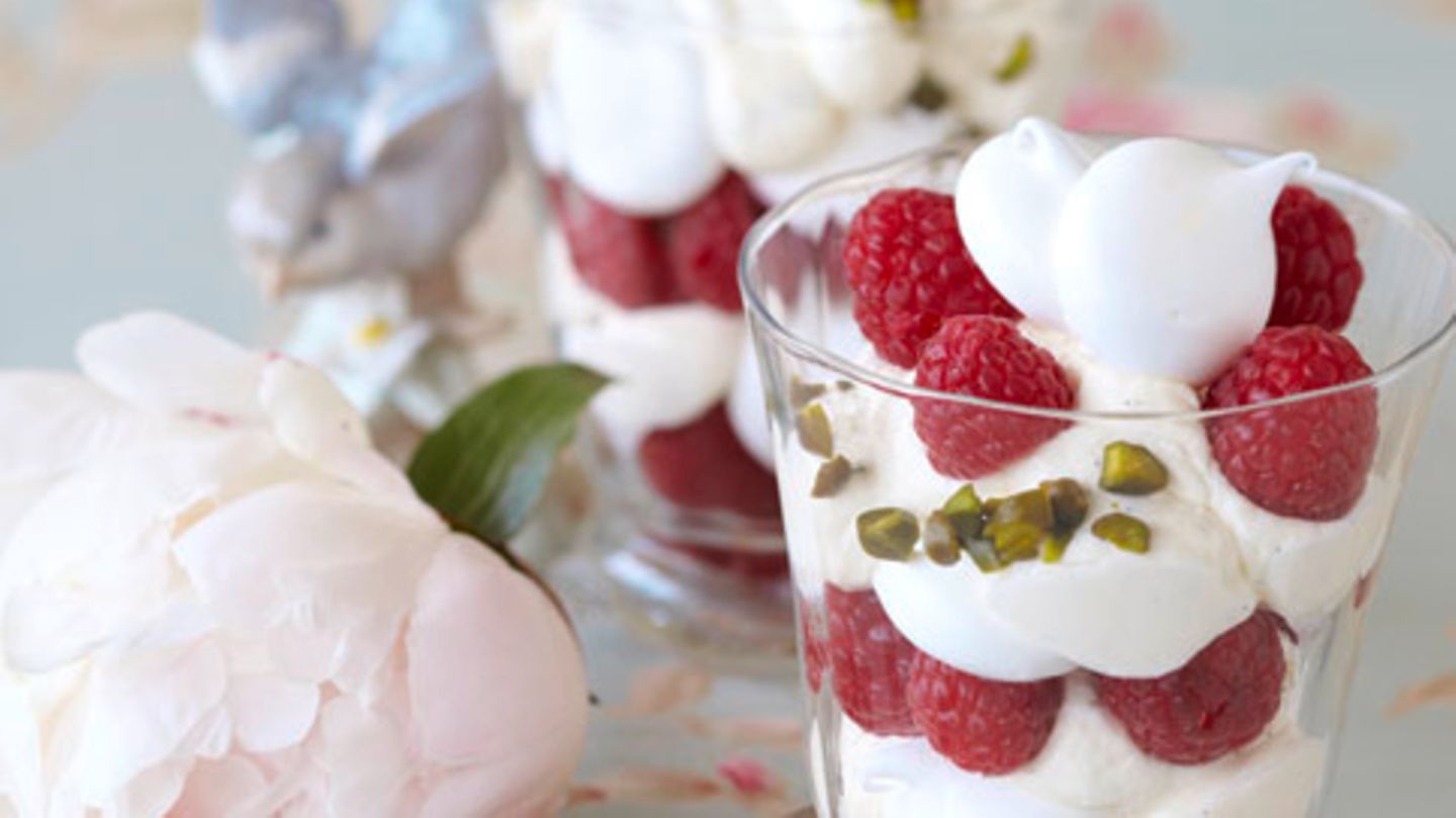 Himbeer-Pavlova Rezept