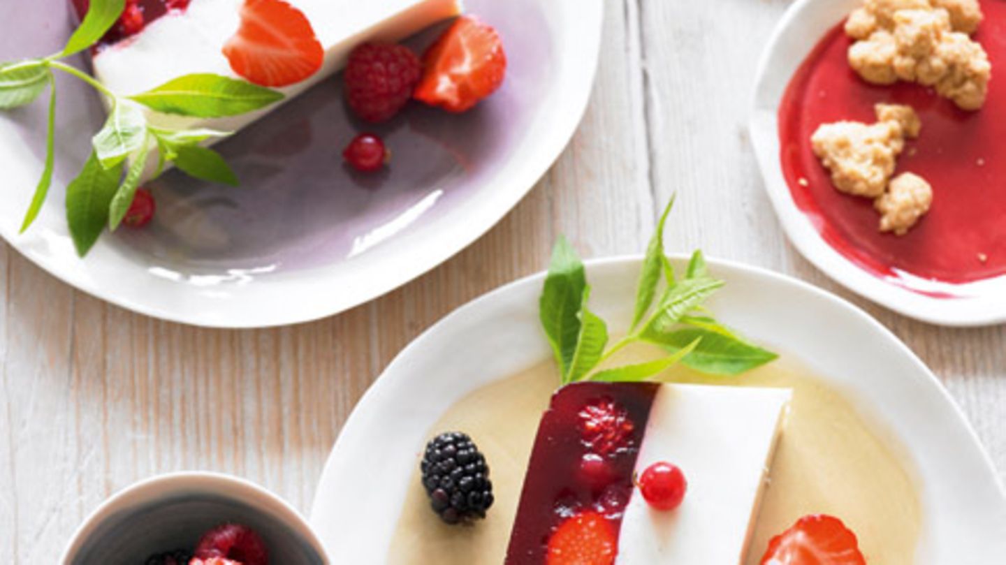 Beeren-Panna-cotta-Terrine Rezept