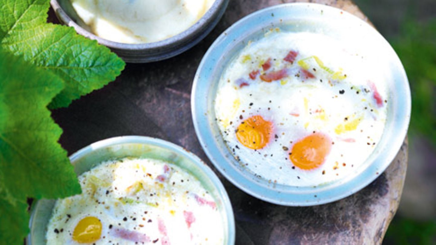 Selleriepüree mit OEufs en cocotte Rezept