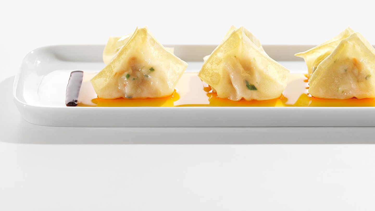 Pilz-Wan-Tans mit Hijiki-Sauce Rezept