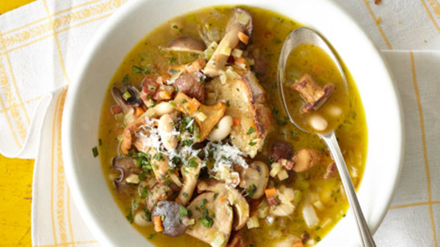 Pilz-Minestrone Rezept