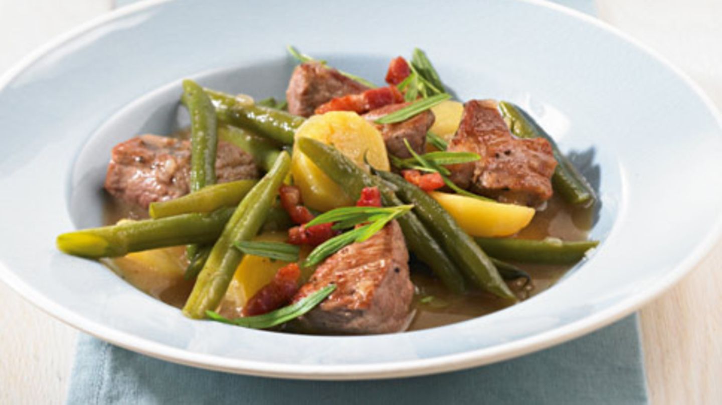Bohnen-Fleisch-Eintopf Rezept