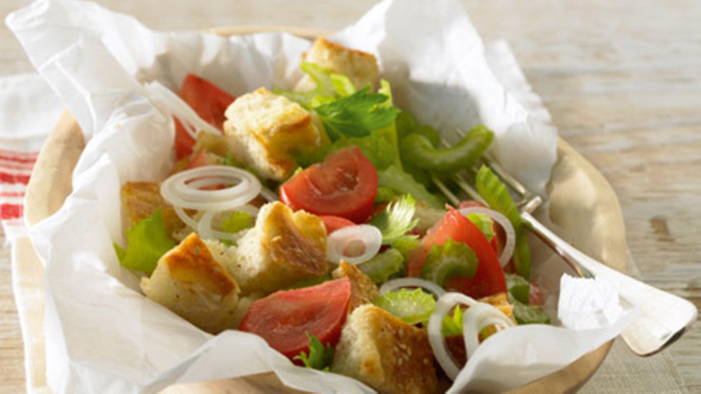 Fladenbrotsalat Rezept