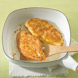 Hähnchenbrust in Käse-Ei-Hülle