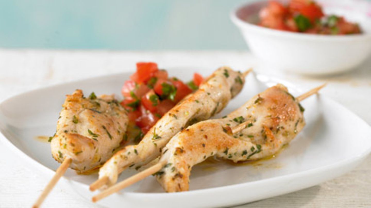 Scharfer Hähnchenspieß Rezept