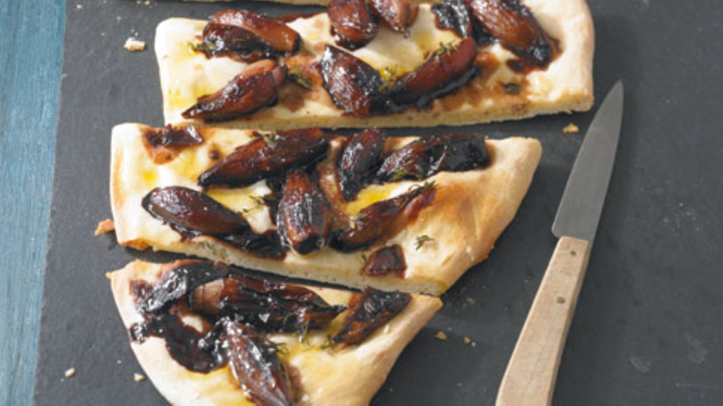 Schalotten-Foccacia Rezept