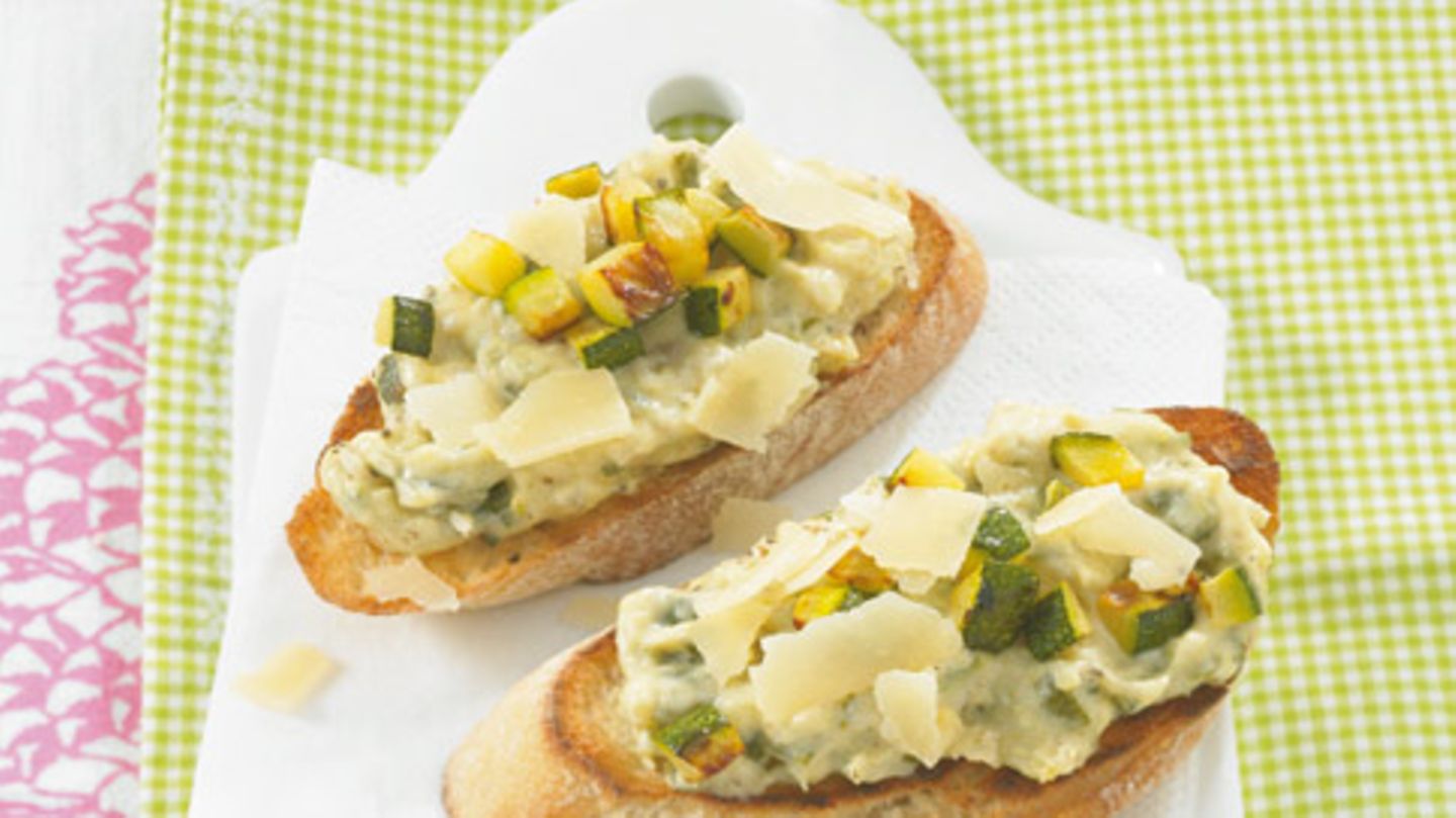 Zucchini-Crostini Rezept