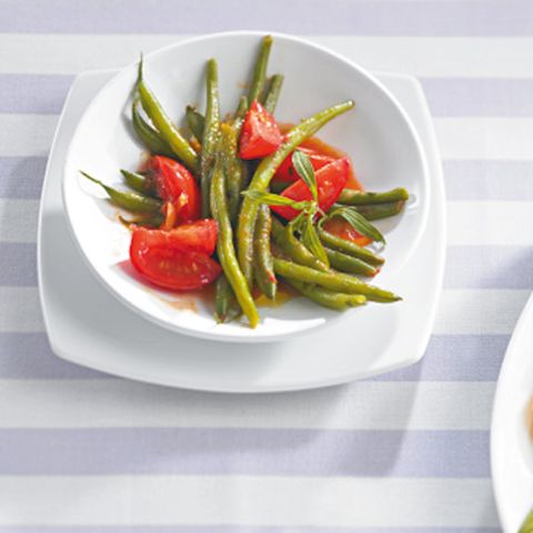 Bohnen-Tomaten-Gemüse